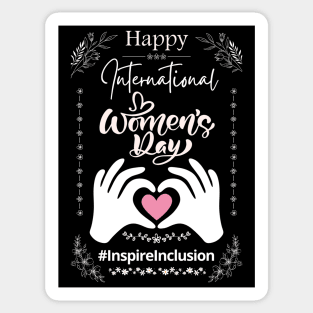 Happy International Women's Day 2024 Inspire Inclusion Sticker